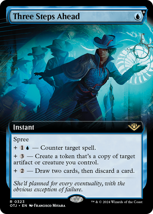 Three Steps Ahead (OTJ-323) (Extended Art)