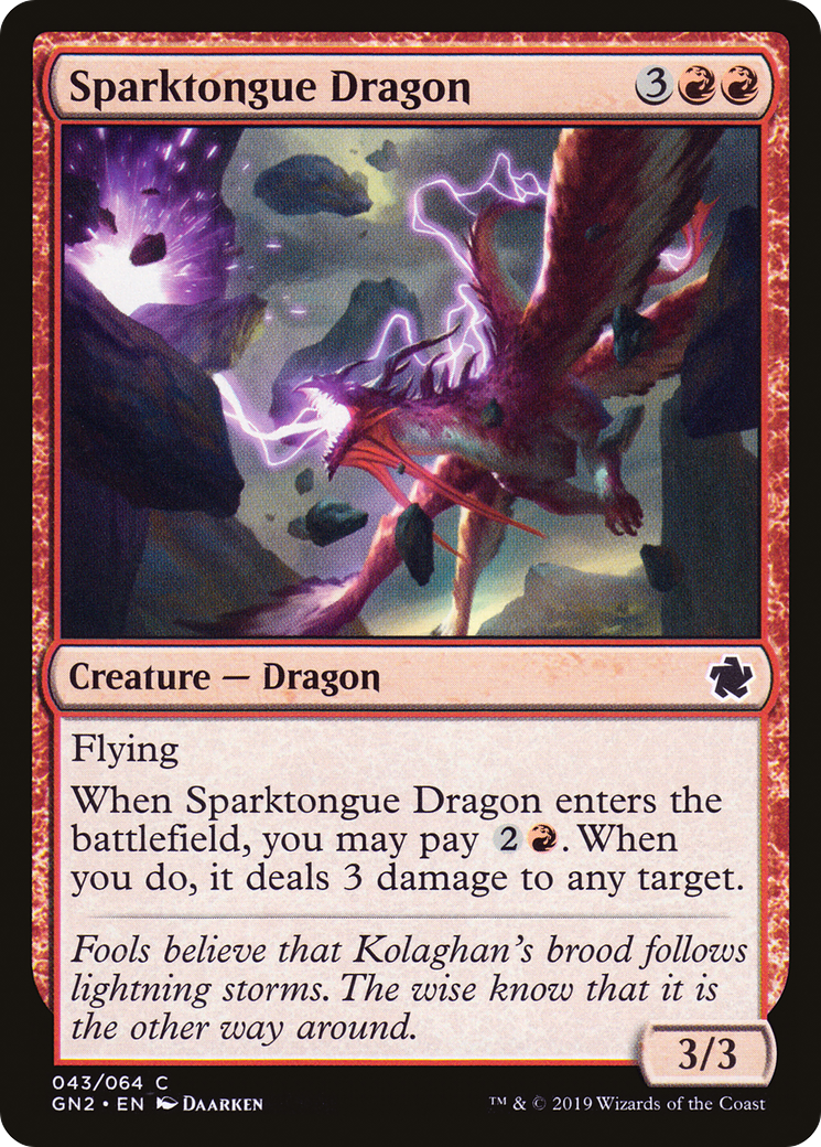 Sparktongue Dragon (GN2-043)