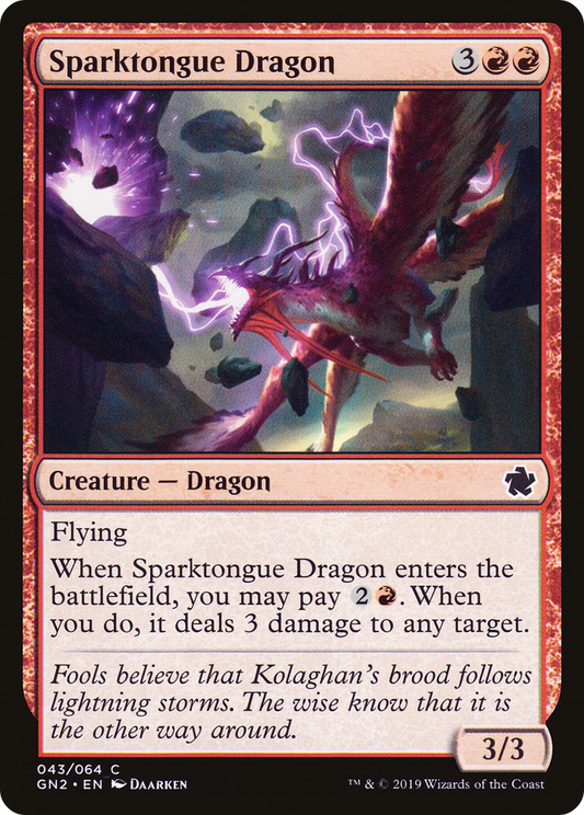 Sparktongue Dragon (GN2-043)