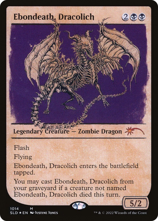 Ebondeath, Dracolich (SLD-1014) (Showcase) (Foil)