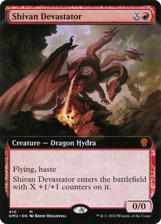Shivan Devastator (DMU-410) (Extended Art) (Foil)