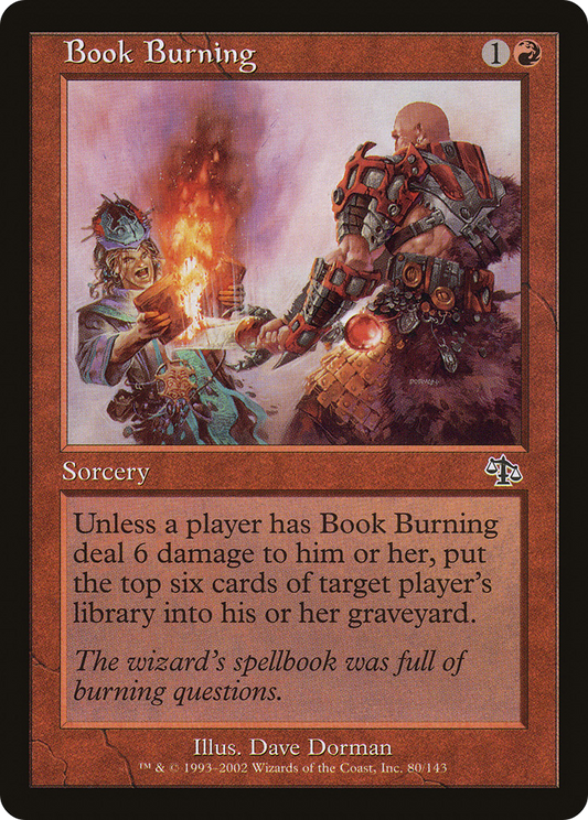 Book Burning (JUD-080) (Foil)