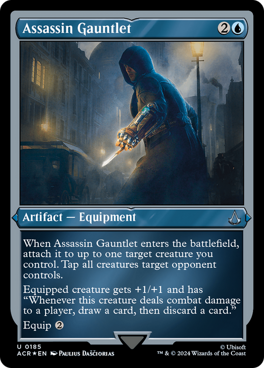 Assassin Gauntlet (ACR-185) (Etched Foil)