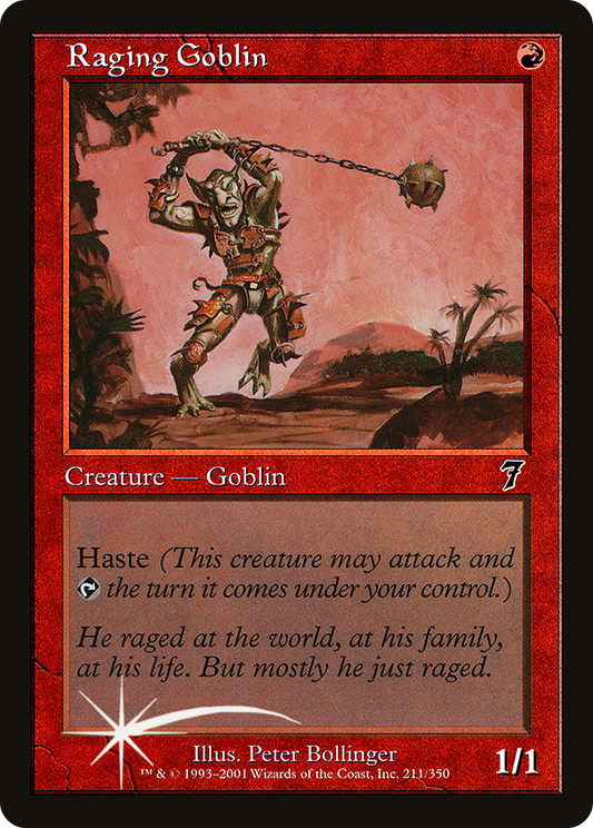 Raging Goblin (7ED-211★) (Foil)