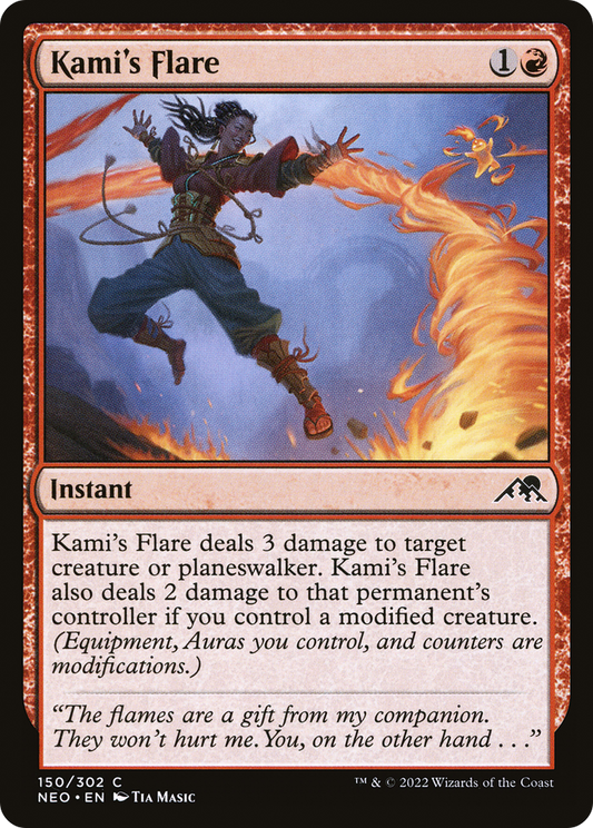 Kami's Flare (NEO-150) (Foil)