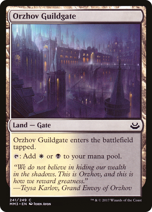 Orzhov Guildgate (MM3-241) (Foil)