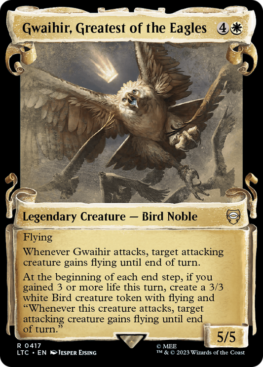 Gwaihir, Greatest of the Eagles (LTC-417) (Showcase) (Scroll)