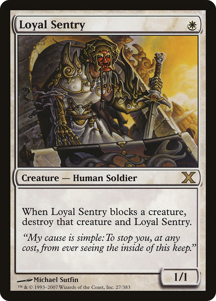 Loyal Sentry (10E-027) (Foil)