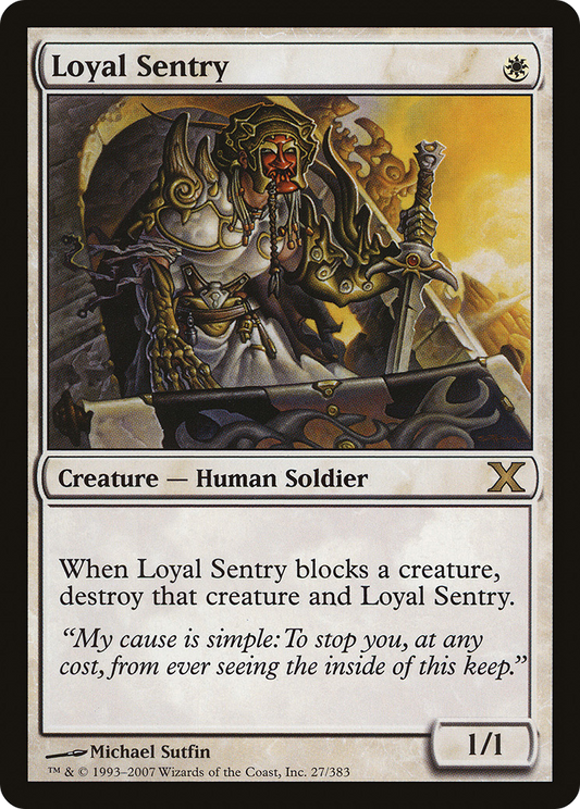 Loyal Sentry (10E-027) (Foil)