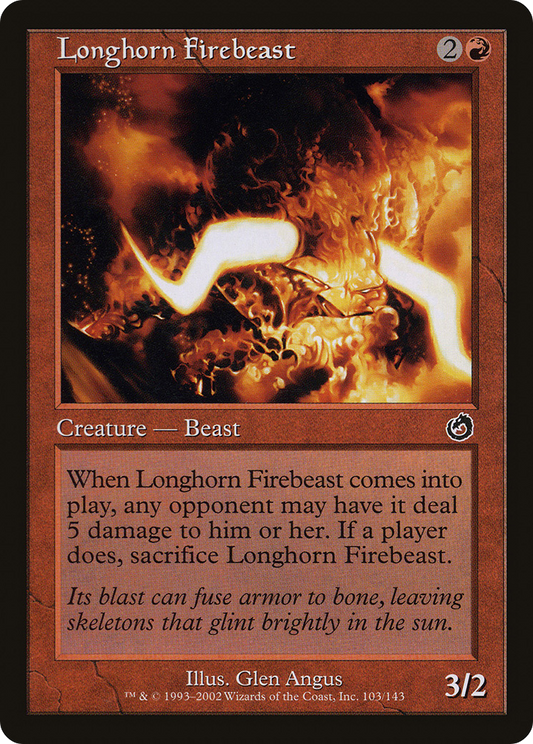 Longhorn Firebeast (TOR-103) (Foil)
