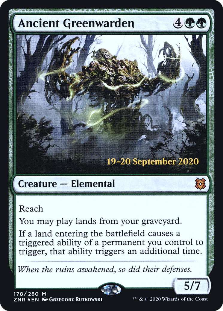 Ancient Greenwarden (PRE-178S) (Foil)