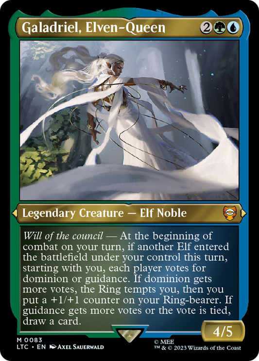 Galadriel, Elven-Queen (LTC-083) (Display Commander) (Etched Foil)