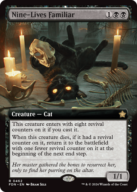 Nine-Lives Familiar (FDN-462) (Extended Art) (Foil)