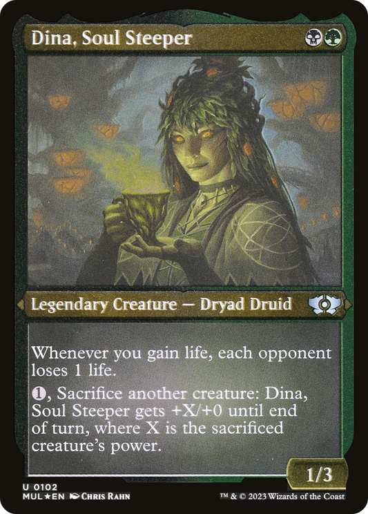 Dina, Soul Steeper (MUL-102) (Etched Foil)