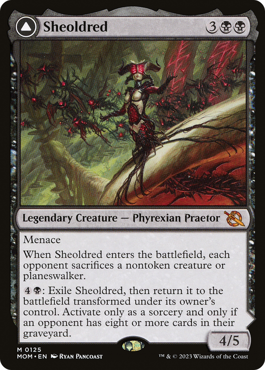 Sheoldred // The True Scriptures (MOM-125) (Foil)