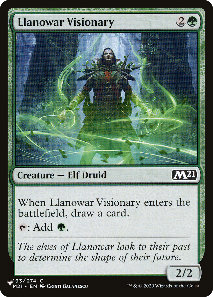Llanowar Visionary (LIST-M21-193)