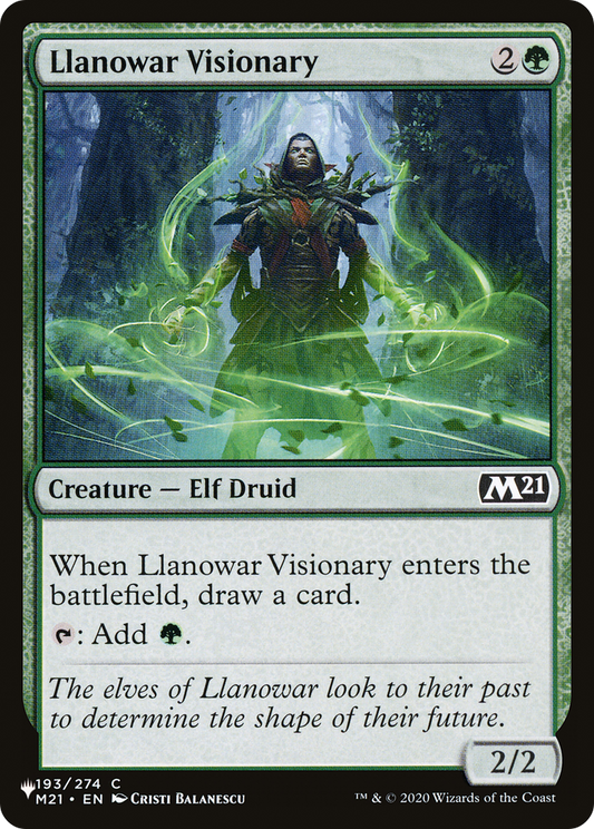 Llanowar Visionary (LIST-M21-193)