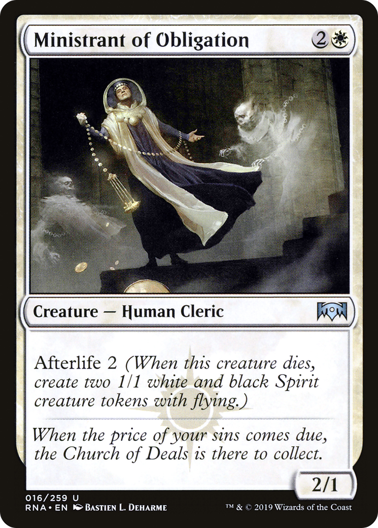 Ministrant of Obligation (RNA-016)