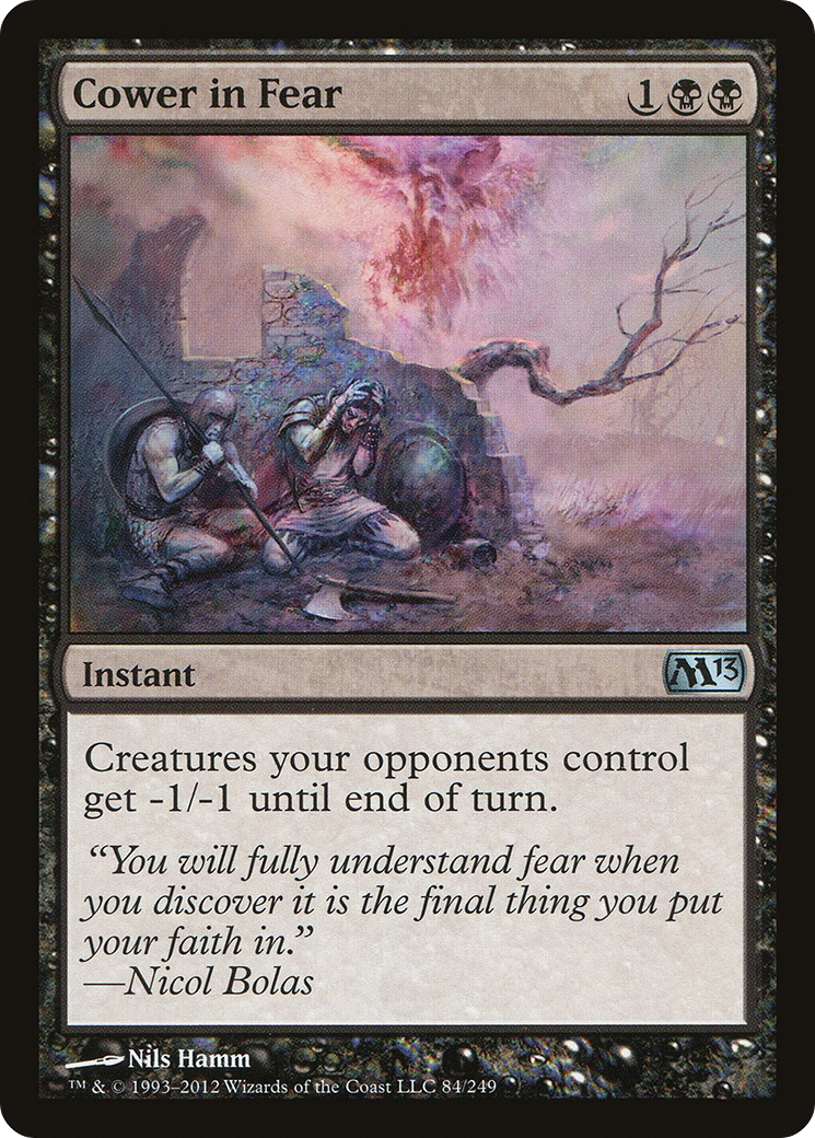 Cower in Fear (M13-084) (Foil)