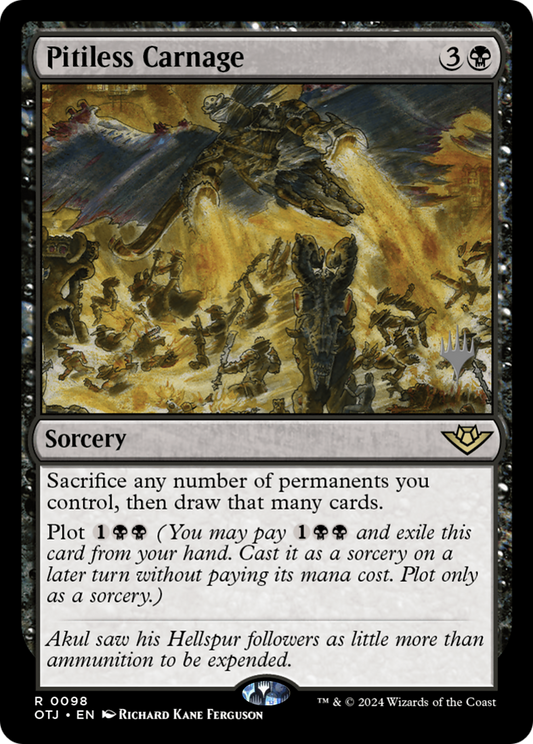 Pitiless Carnage (PPOTJ-98P) (Foil)