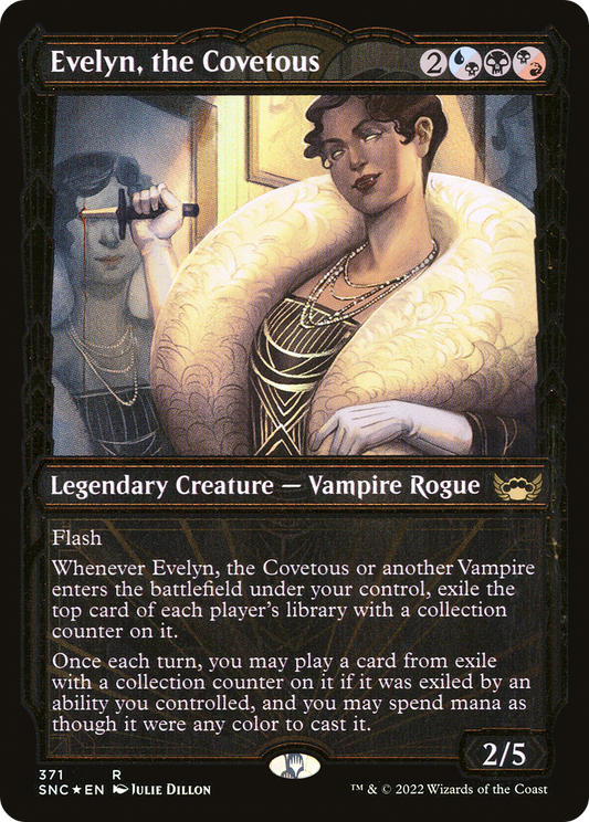 Evelyn, the Covetous (SNC-371) (Showcase) (Gilded Foil)