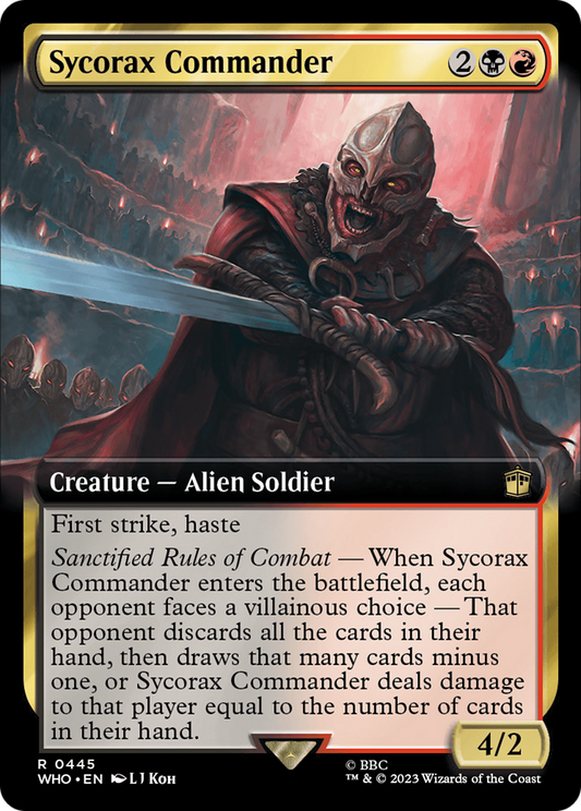 Sycorax Commander (WHO-445) (Extended Art) (Foil)