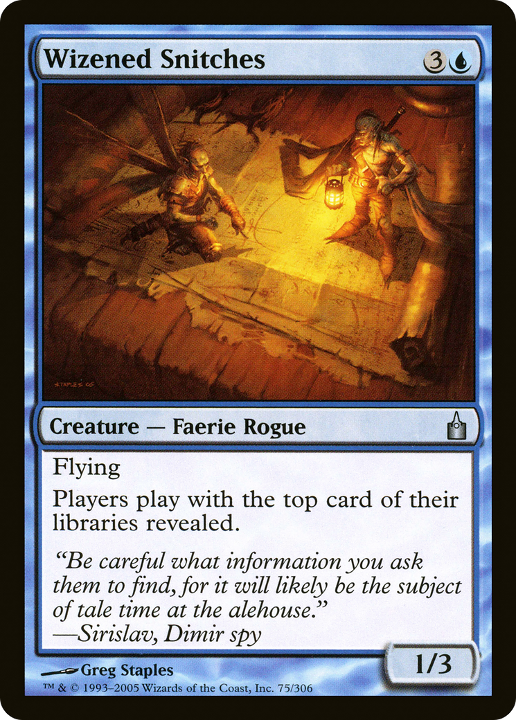 Wizened Snitches (RAV-075) (Foil)