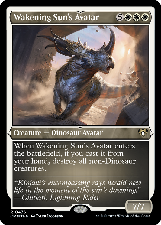 Wakening Sun's Avatar (CMM-476) (Etched Foil)