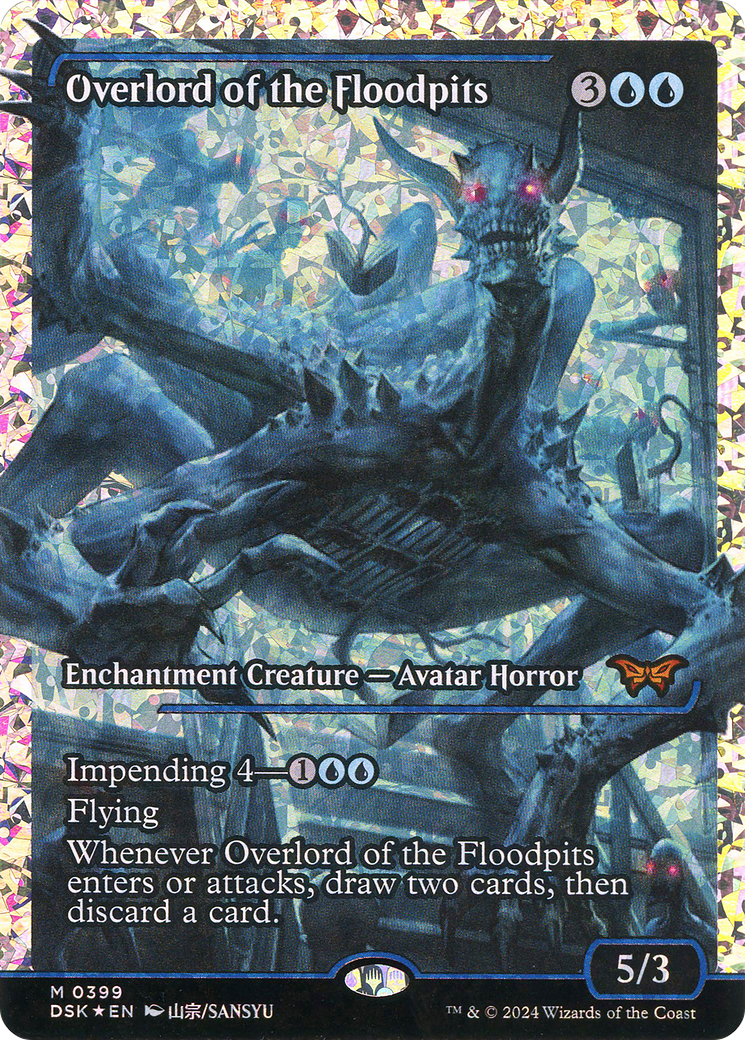 Overlord of the Floodpits (DSK-399) (Showcase) (Fracture Foil)