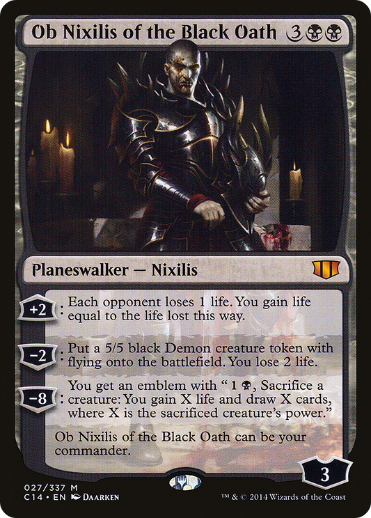 Ob Nixilis of the Black Oath (C14-027)