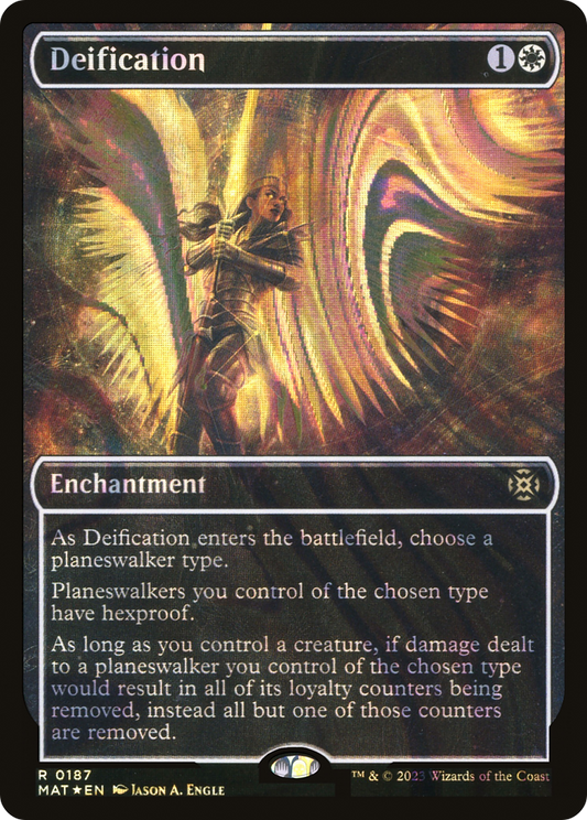 Deification (MAT-187) (Showcase) (Halo) (Foil)
