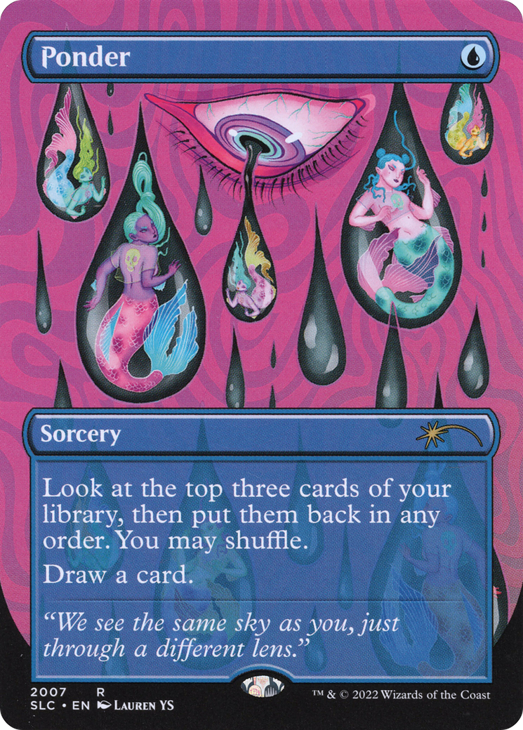 Ponder (SLC-2007) (Borderless) (Foil)