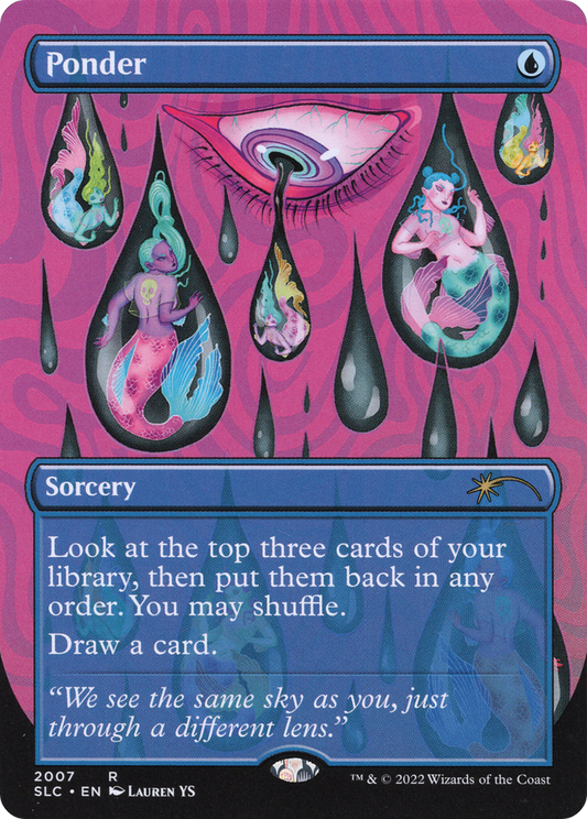 Ponder (SLC-2007) (Borderless) (Foil)