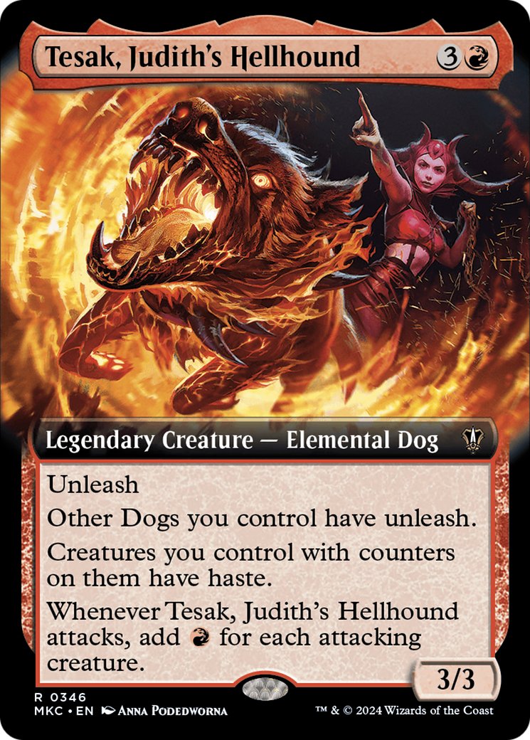 Tesak, Judith's Hellhound (MKC-346) (Extended Art)