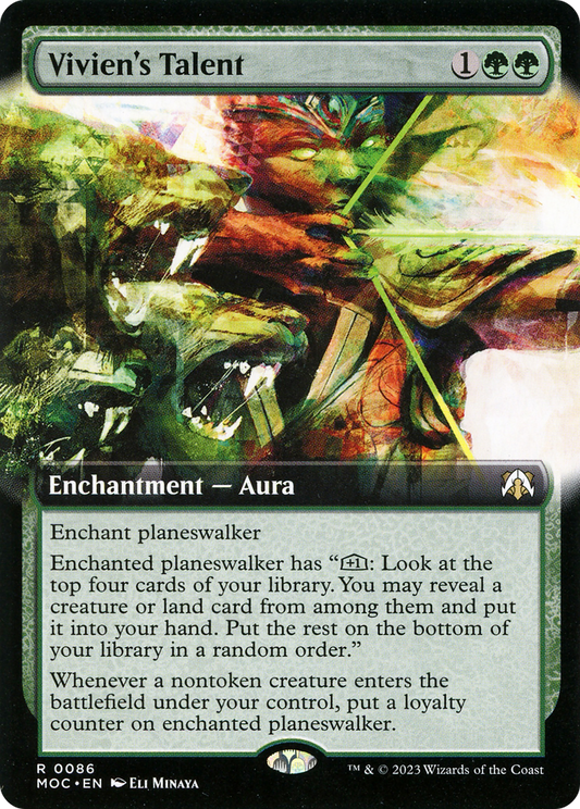 Vivien's Talent (MOC-086) (Extended Art) (Foil)