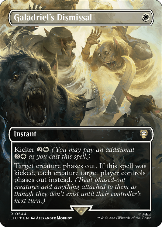 Galadriel's Dismissal (LTC-544) (Borderless) (Surge Foil)
