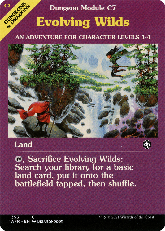 Evolving Wilds (AFR-353) (Showcase) (Foil)