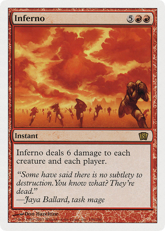 Inferno (8ED-196★) (Foil)
