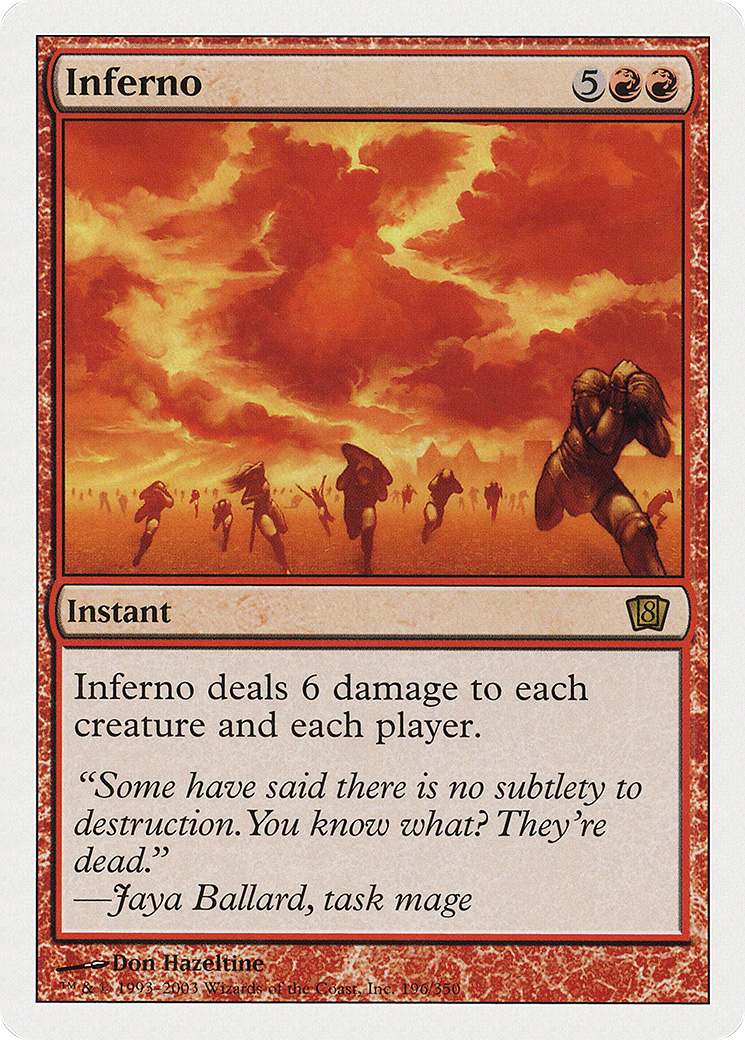 Inferno (8ED-196) (Foil)