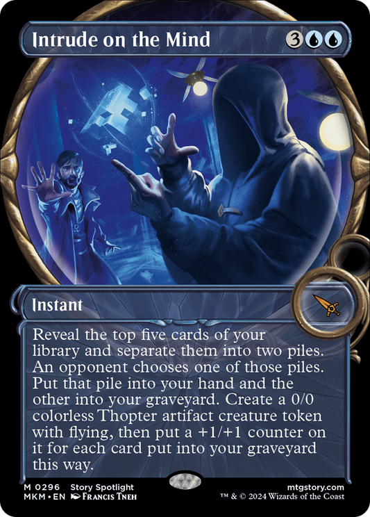 Intrude on the Mind (MKM-296) (Showcase) (Foil)