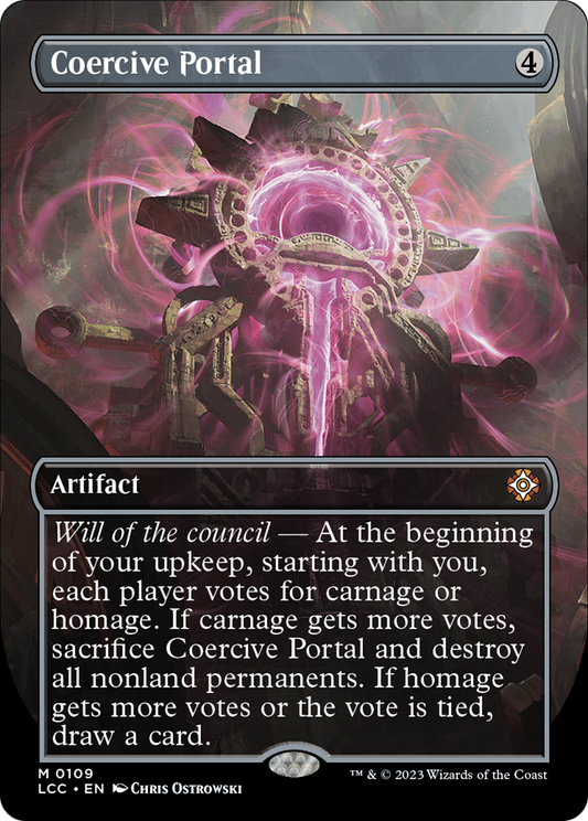 Coercive Portal (LCC-109) (Borderless) (Foil)