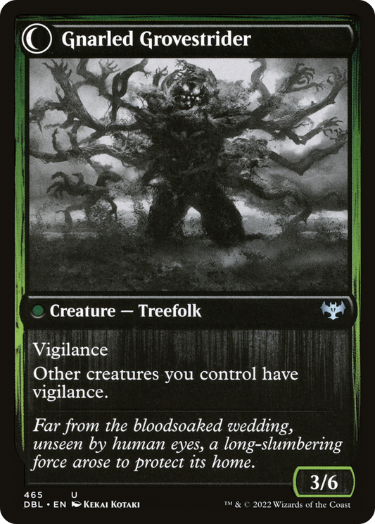 Dormant Grove // Gnarled Grovestrider (DBL-465) (Foil)