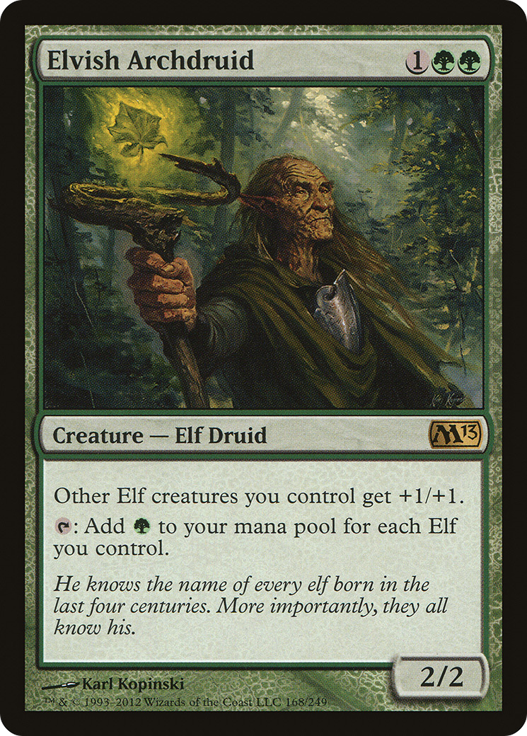 Elvish Archdruid (M13-168) (Foil)