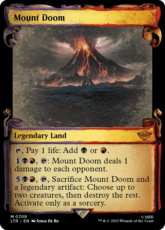 Mount Doom (LTR-709) (Showcase) (Scroll) (Foil)