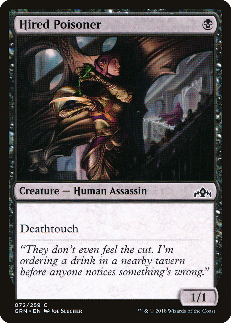Hired Poisoner (GRN-072) (Foil)