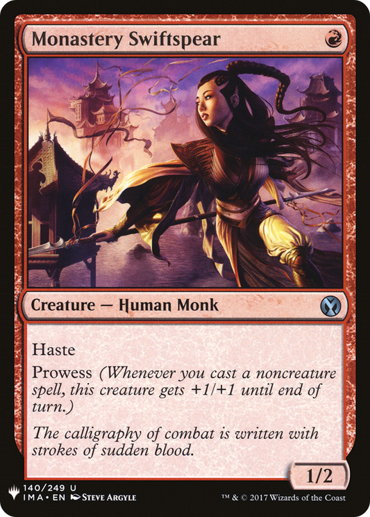 Monastery Swiftspear (LIST-IMA-140)