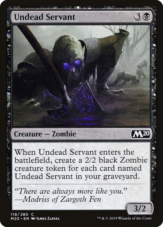 Undead Servant (M20-118) (Foil)