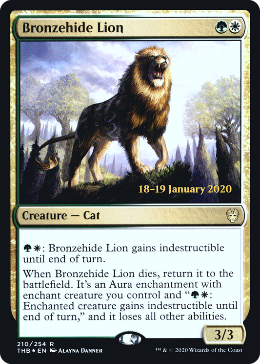 Bronzehide Lion (PRE-210S) (Foil)