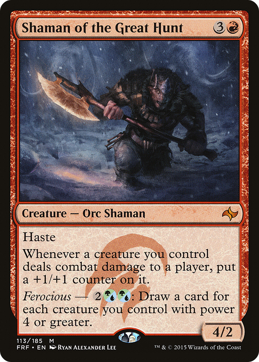 Shaman of the Great Hunt (FRF-113) (Foil)