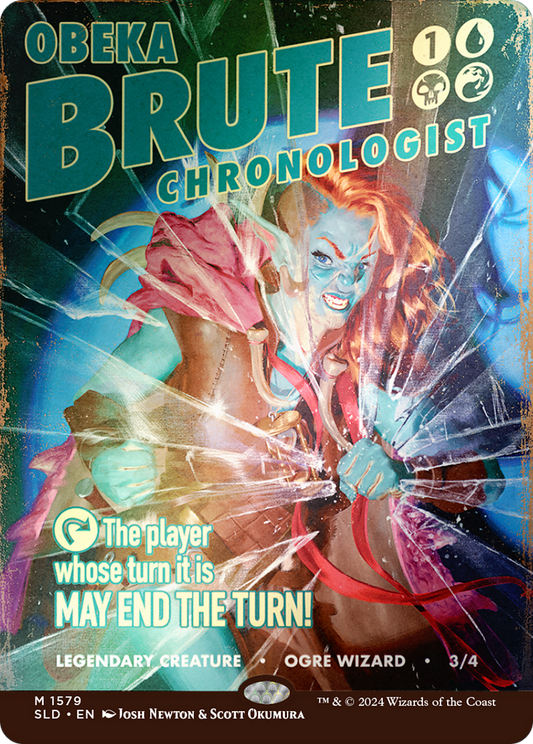 Obeka, Brute Chronologist (SLD-1579★) (Borderless) (Foil)